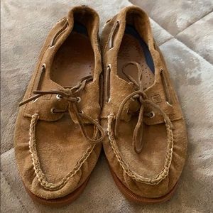 Sperry Top-Sider Suede Boat Shoes, Size 12